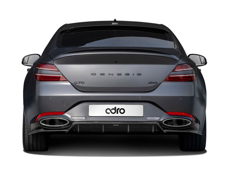 2022+ Genesis G70 Facelift Carbon Fiber Rear Diffuser - ADRO