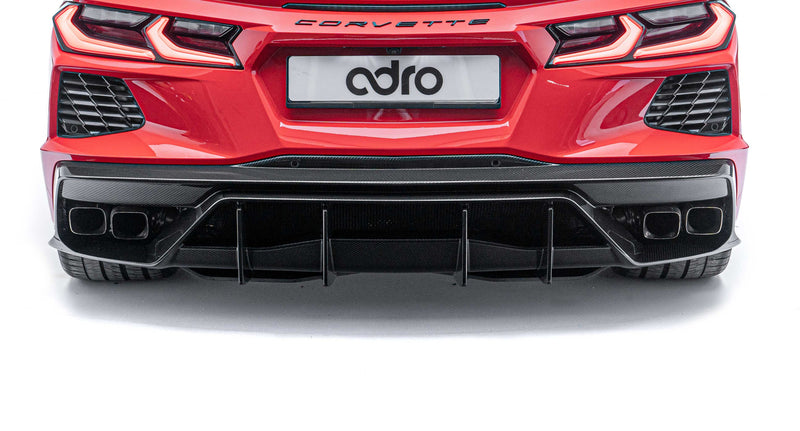 Corvette C8 Prepreg Carbon Fiber Rear Diffuser - ADRO