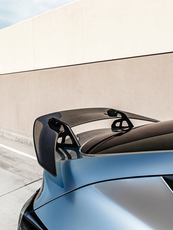 Tesla Model Y AT-S Carbon Fiber Swan Neck Wing - ADRO