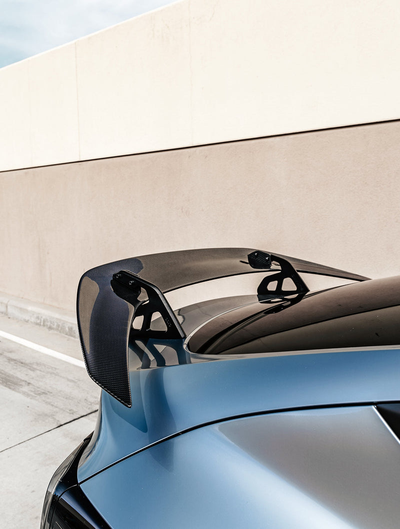 Tesla Model Y AT-S Carbon Fiber Swan Neck Wing - ADRO