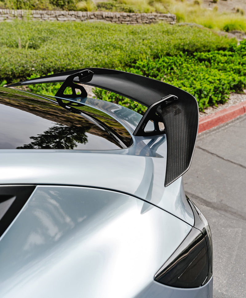 Tesla Model Y AT-S Carbon Fiber Swan Neck Wing - ADRO