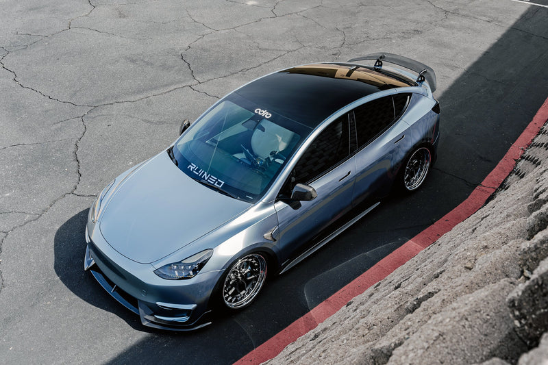Tesla Model Y AT-S Carbon Fiber Swan Neck Wing - ADRO