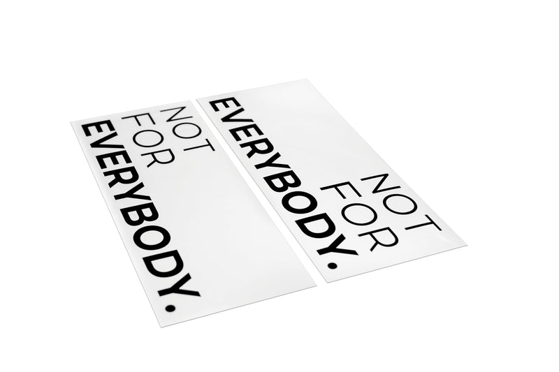 Not for Everybody Door Decal - ADRO