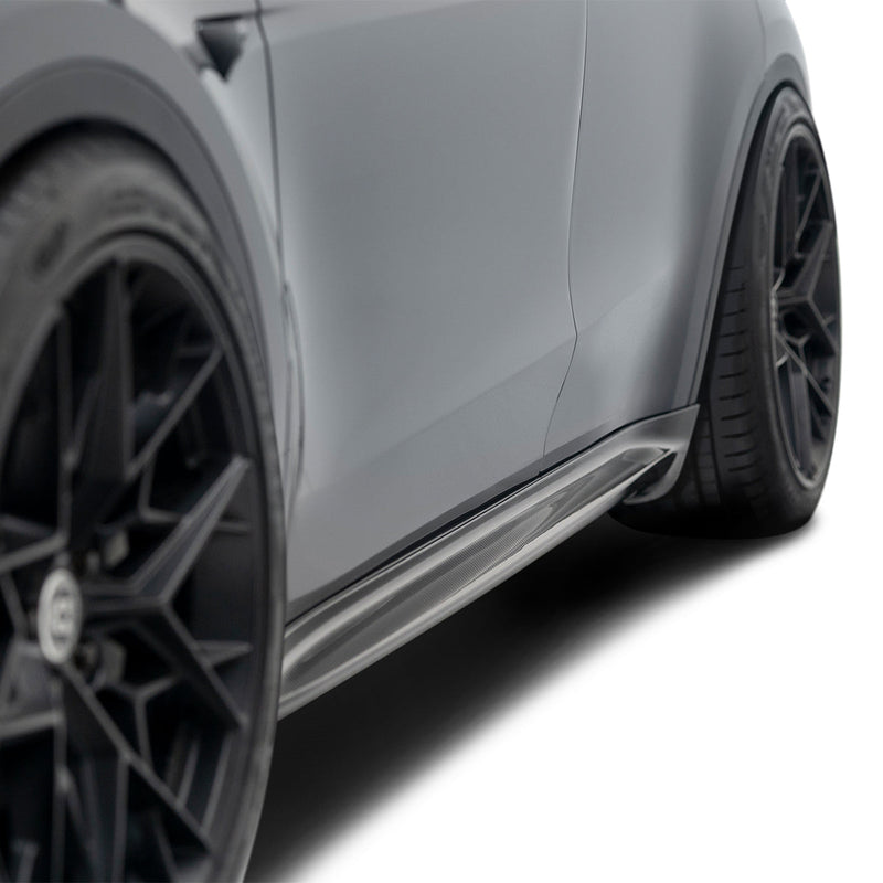 Tesla Model Y Premium Prepreg Carbon Fiber Side Skirts - ADRO