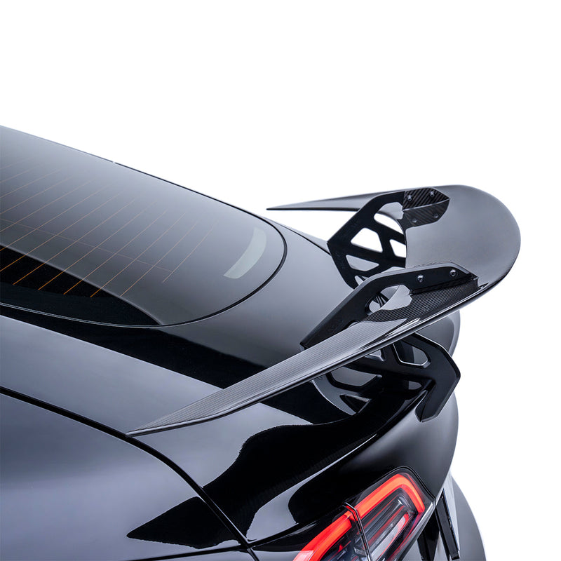 Tesla Model 3 AT-S Carbon Fiber Swan Neck Wing - ADRO