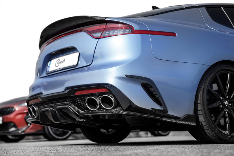 2022 Kia Stinger carbon fiber Meister rear diffuser V3 - ADRO