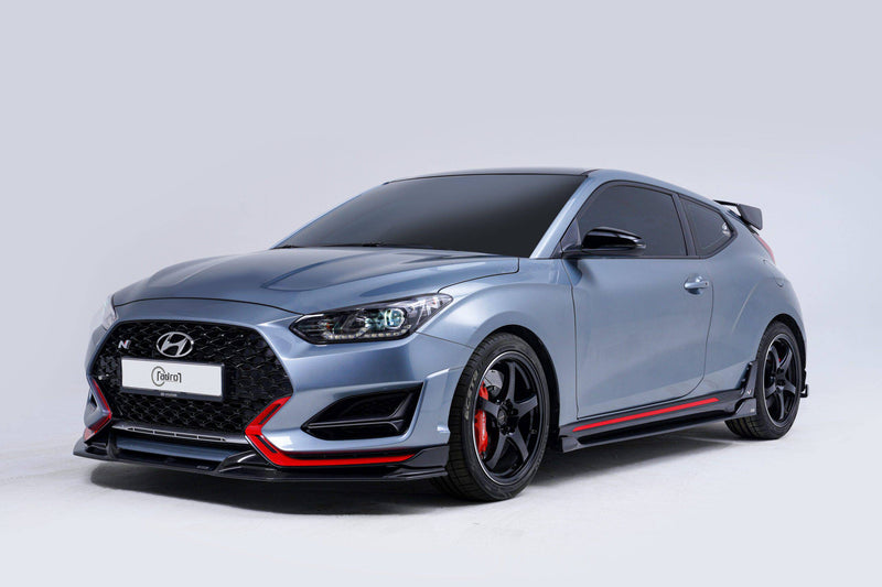 Hyundai Veloster N V2 carbon fiber side skirt - ADRO