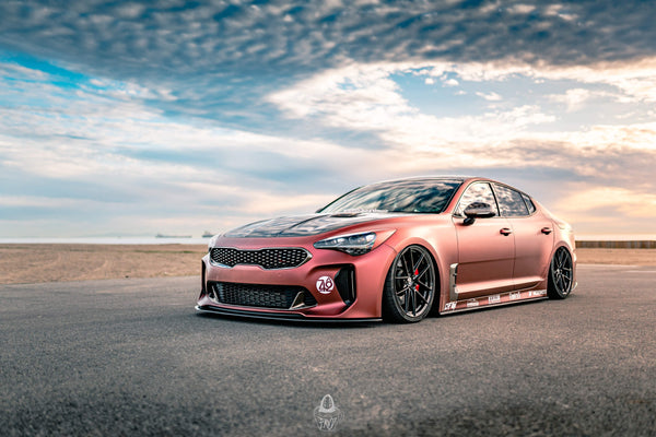 Kia Stinger Carbon Fiber Front Lip V1 - ADRO